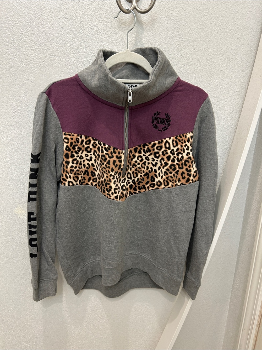 Victoria's Secret PINK Half Zip Sweatshirt